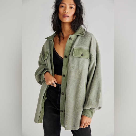 Free People Jackets & Blazers - Free Peiple Ruby Jacket / Jaded / Small and Medium available